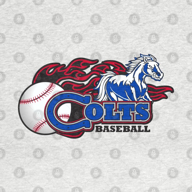 Colts Baseball Team Logo by DavesTees